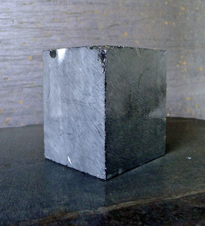 Black marble block.